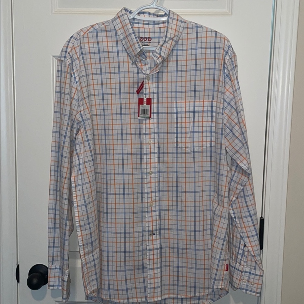 NWT Izod light weight poplin shirt - long sleeve